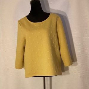W5 brand womens top, in a trendy mustard yellow Size L In good condition.